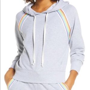 Soul by SoulCycle Rainbow Inset Hoodie